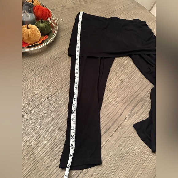 Eileen Fisher Black Skirted Leggings - Picture 9 of 9